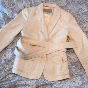 Beautiful cream linen jacket